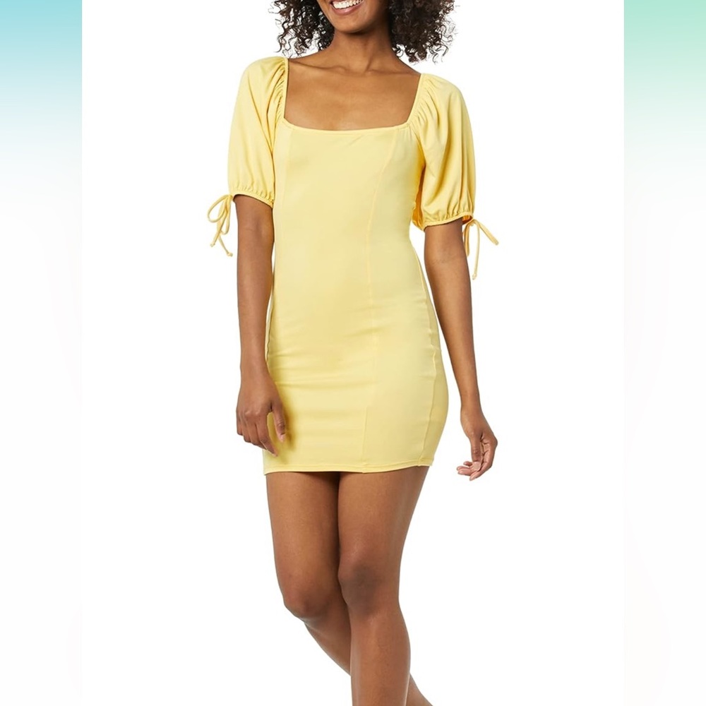 🌼Sunshine Yellow Jersey Knit Dress🌼